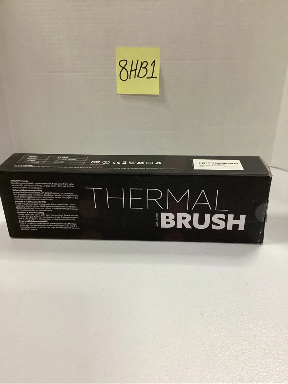 Black Thermal Brush - Women's Hair Styling Tool